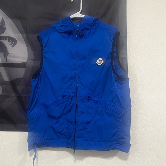Moncler Blue vest size 4 - Picture 1 of 5